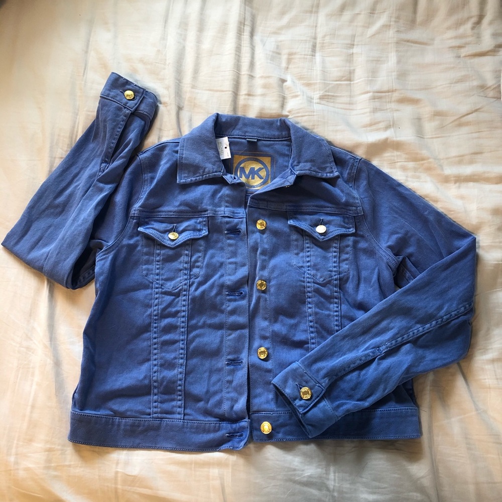NWT Michael Kors Oxford blue jacket